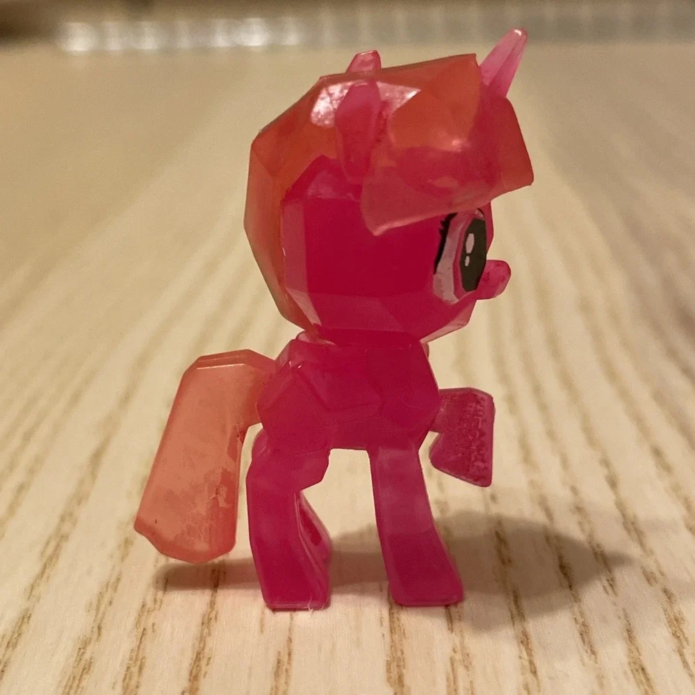 Hasbro Mini My Little Pony MLP‎ Pinky Pie Toy Figure Neon Pink